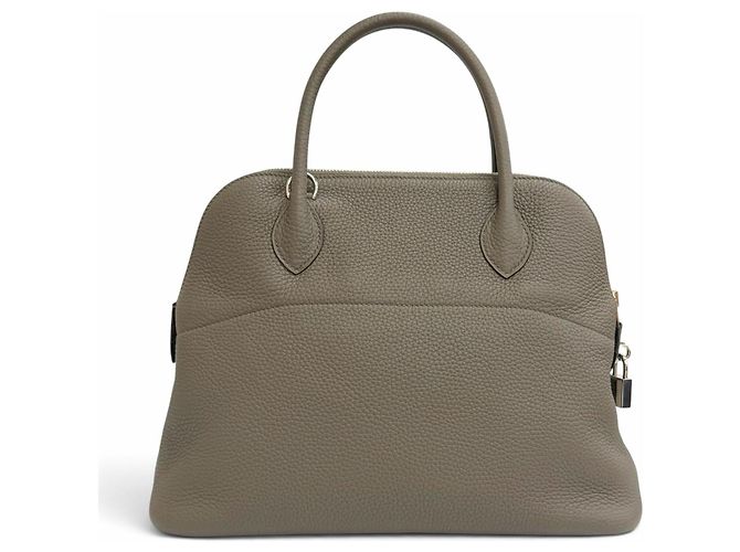 Hermès Sac à main Hermes Bolide 31 en Etain - vue 3
