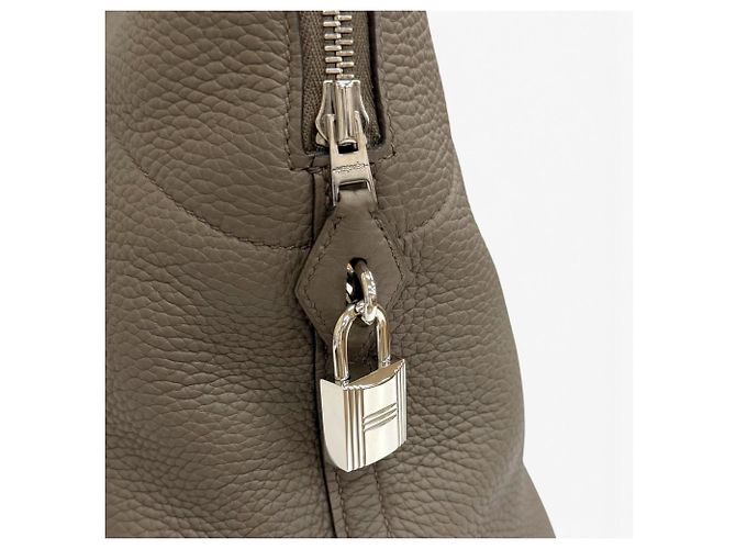 Hermès Sac à main Hermes Bolide 31 en Etain - vue 9