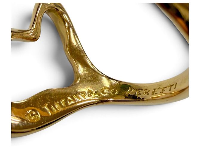Autre Marque Anillo Tiffany & Co. Elsa Peretti Open Heart en oro de 18K - vista 5