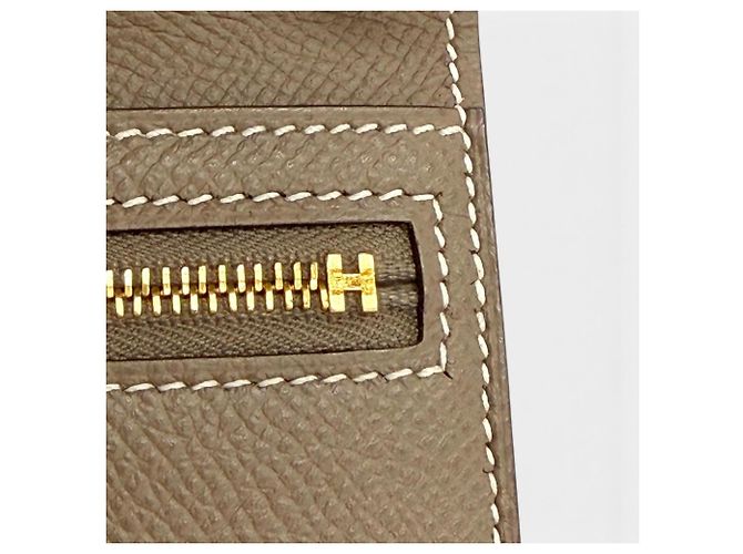 Hermès Portafoglio lungo Hermes Bearn Soufflé - vista 10