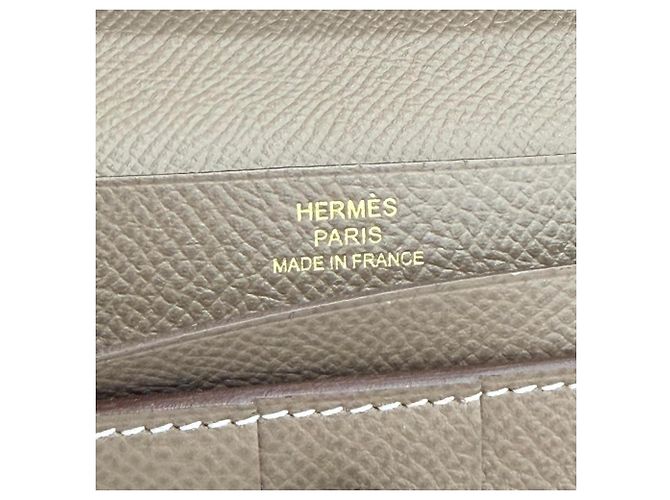 Hermès Portafoglio lungo Hermes Bearn Soufflé - vista 11