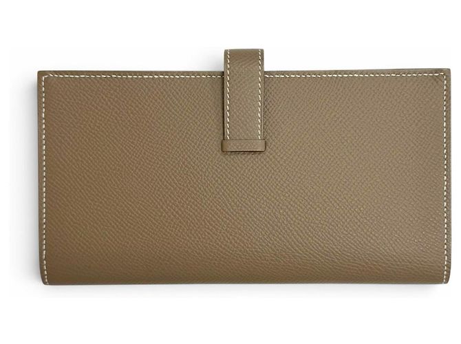 Hermès Portafoglio lungo Hermes Bearn Soufflé - vista 3