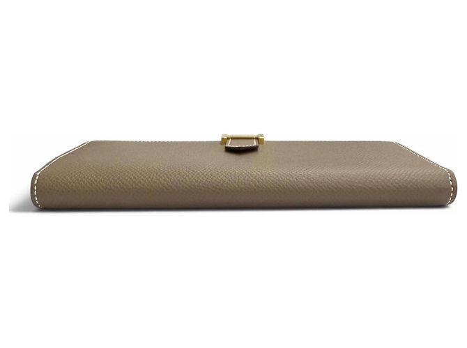 Hermès Portafoglio lungo Hermes Bearn Soufflé - vista 4