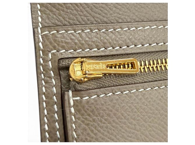 Hermès Portafoglio lungo Hermes Bearn Soufflé - vista 9
