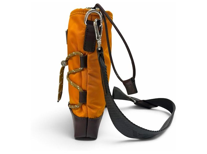 Bolsa de Ombro Prada 2ZT079 Speedlock em Nylon e Couro - vista 5