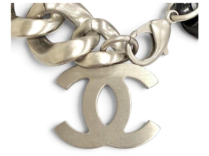 Timeless Collana Choker Chanel Vintage 07P Coco Mark Chain - vista 4