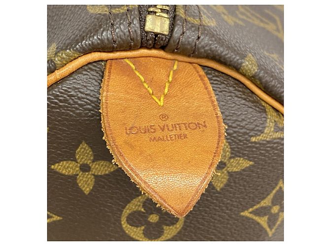Borsa Louis Vuitton Monogram Speedy 35 - vista 5