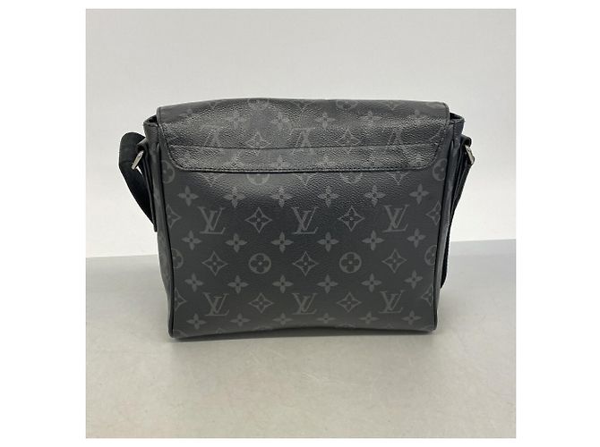 Borsa a tracolla Louis Vuitton Monogram Eclipse District PMNM - vista 10