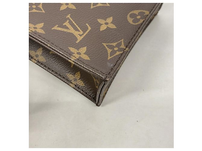 Louis Vuitton Monogram Petite Sac Plat Handtasche M81295 - Ansicht 7