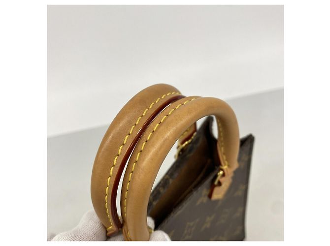 Louis Vuitton Monogram Petite Sac Plat Handtasche M81295 - Ansicht 8