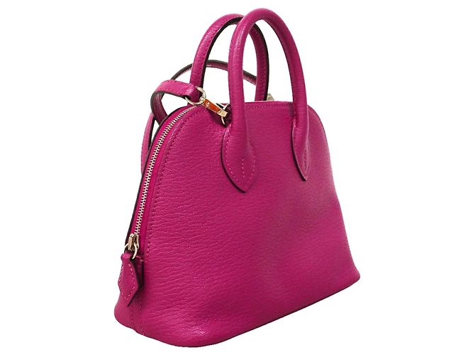 Hermès Hermes Bolide 1923 Mini Handtasche in Rose Purple - Ansicht 2