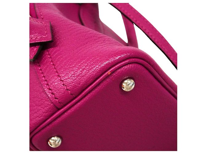 Hermès Hermes Bolide 1923 Mini Handtasche in Rose Purple - Ansicht 6