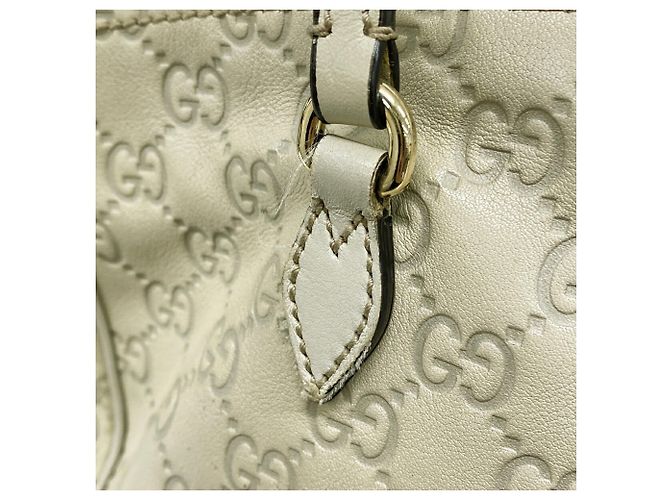 Bolso Tote Gucci de piel beige - vista 10