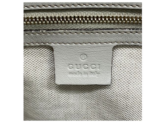 Bolso Tote Gucci de piel beige - vista 5