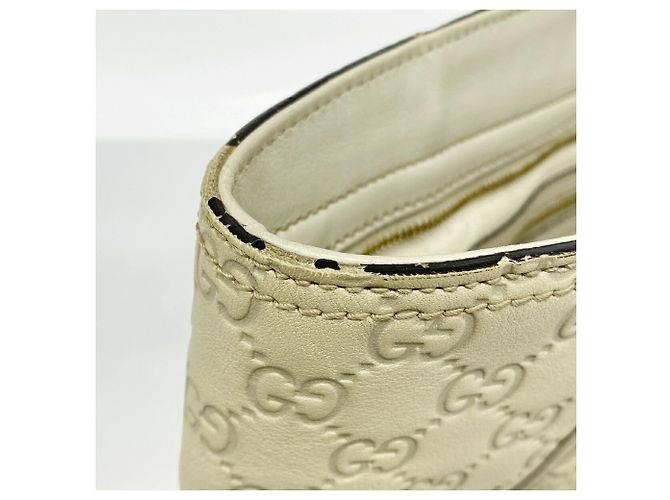 Bolso Tote Gucci de piel beige - vista 7