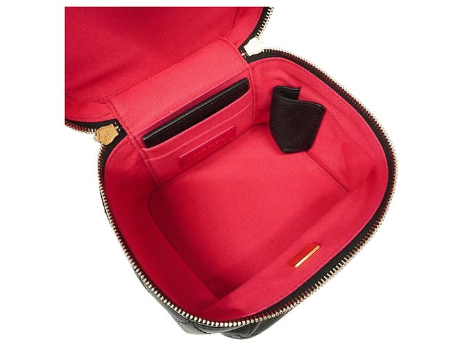 Chanel Matelassé Lambskin Vanity Bag - view 4