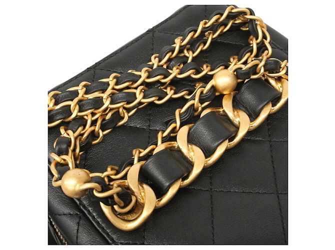 Chanel Matelassé Lambskin Vanity Bag - view 8