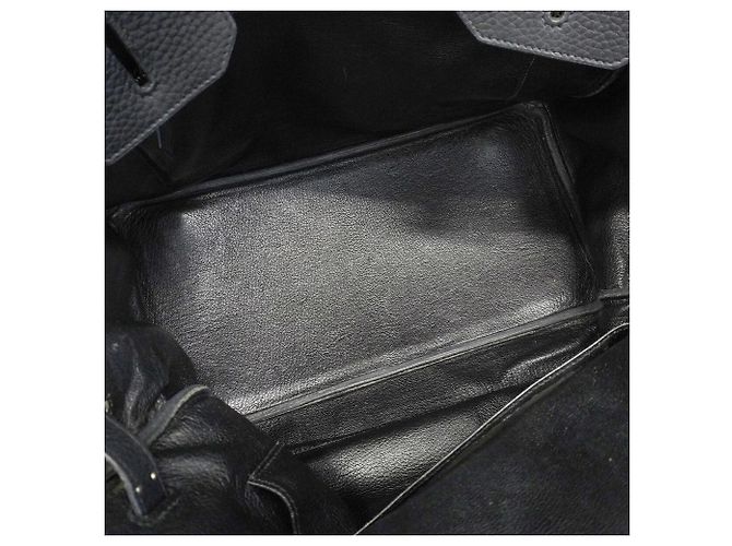 Hermès Bolsa Hermes Birkin 35 em couro Taurillon Clemence preto - vista 4