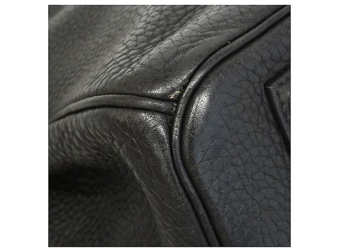 Hermès Bolsa Hermes Birkin 35 em couro Taurillon Clemence preto - vista 7