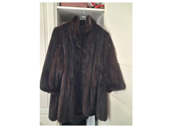 Autre Marque Brown mink coat - view 3