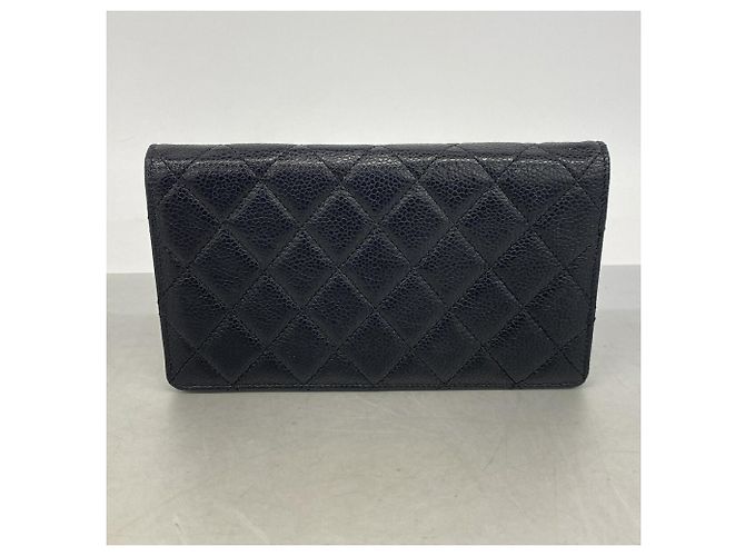 Chanel 2.55 langes Portemonnaie in Schwarz - Ansicht 7