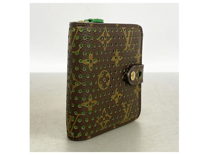 Louis Vuitton Monogram Perfo Compact Zip Wallet - view 2