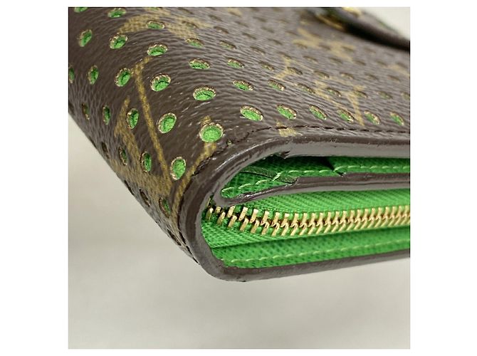 Louis Vuitton Monogram Perfo Compact Zip Wallet - view 6