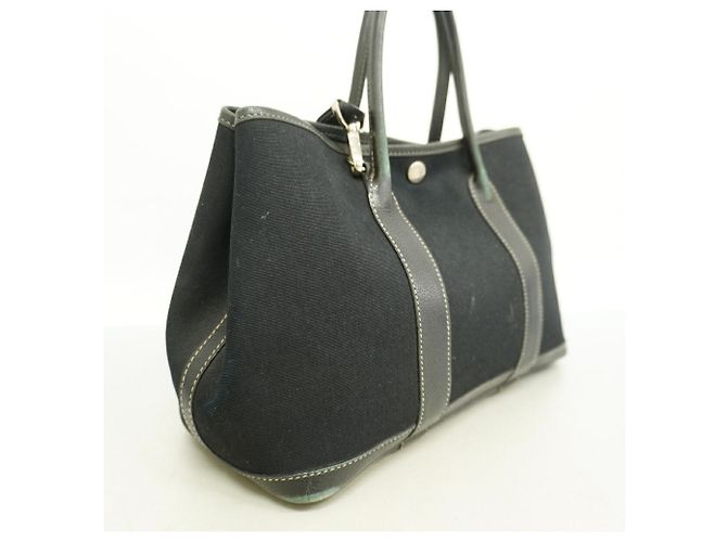 Hermès Hermes Garden TPM Toile Officier Black Tote Bag - Ansicht 2