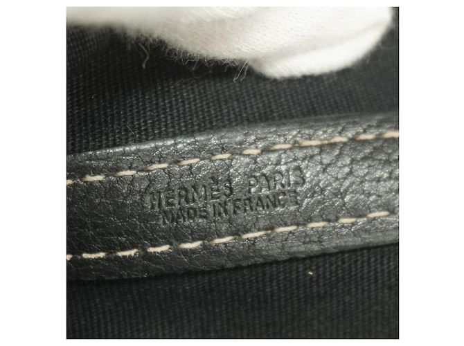 Hermès Hermes Garden TPM Toile Officier Black Tote Bag - Ansicht 5