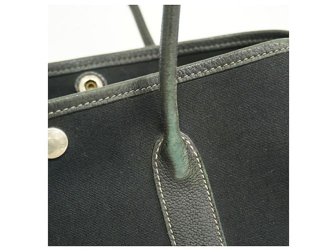 Hermès Hermes Garden TPM Toile Officier Black Tote Bag - Ansicht 8