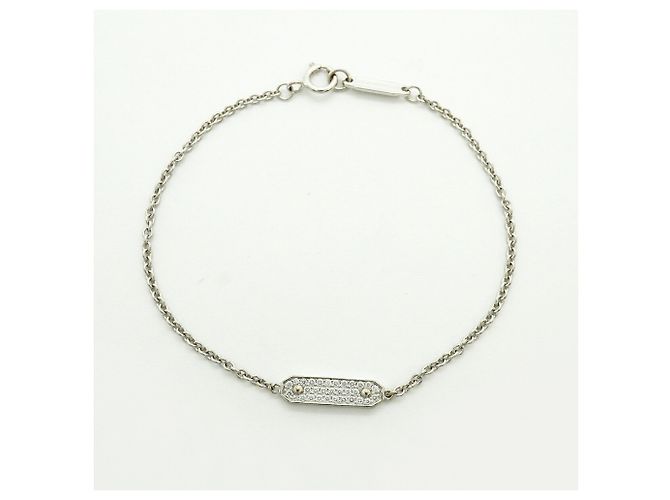 Autre Marque Pulseira de Berloques em Ouro Branco e Diamantes Tiffany & Co. - vista 3