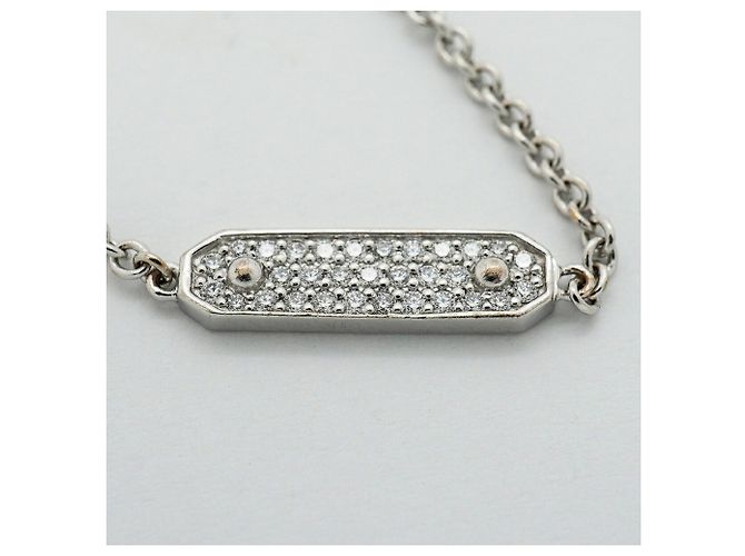 Autre Marque Pulseira de Berloques em Ouro Branco e Diamantes Tiffany & Co. - vista 7