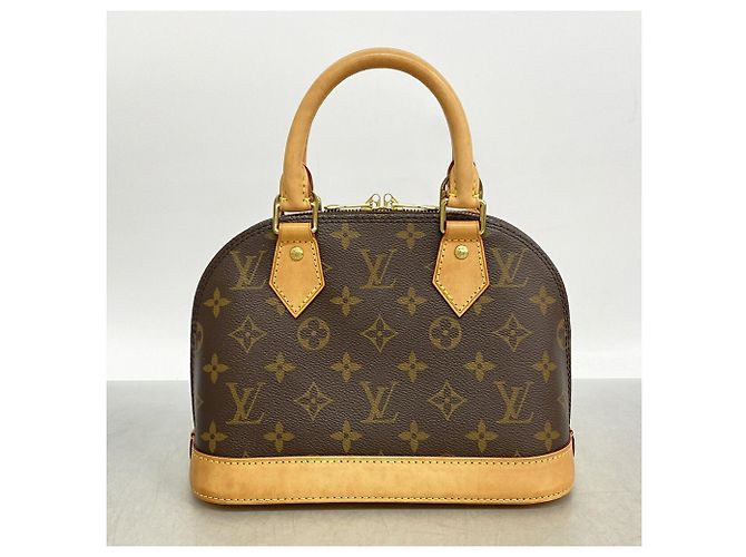 Borsa a mano Louis Vuitton Alma BB Monogram M46990 Marrone Donna - vista 10