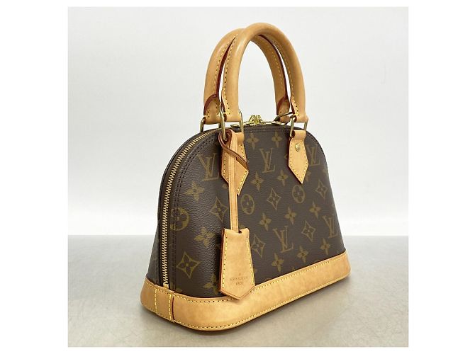 Borsa a mano Louis Vuitton Alma BB Monogram M46990 Marrone Donna - vista 2