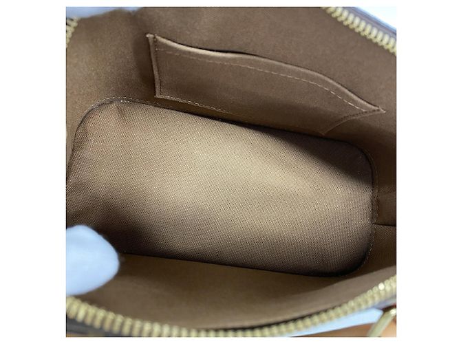 Borsa a mano Louis Vuitton Alma BB Monogram M46990 Marrone Donna - vista 4