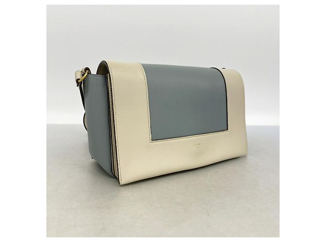 Céline Bolso de hombro Celine de piel marfil - vista 2