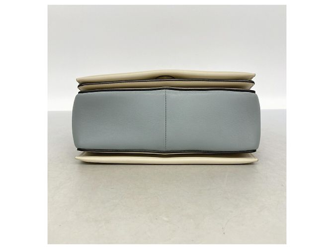 Céline Bolso de hombro Celine de piel marfil - vista 3