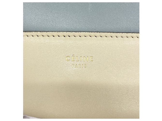 Céline Bolso de hombro Celine de piel marfil - vista 5