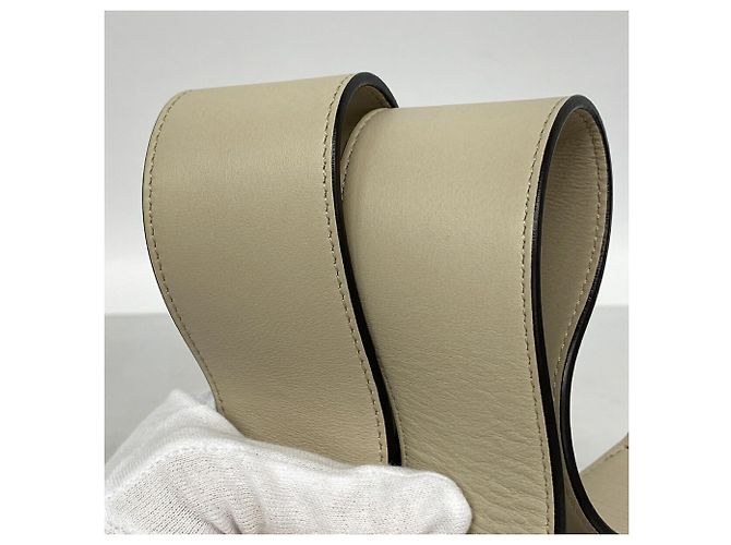 Céline Bolso de hombro Celine de piel marfil - vista 7