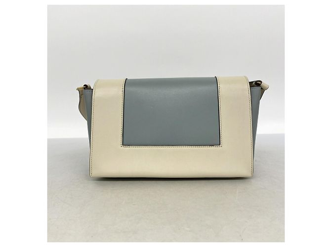 Céline Bolso de hombro Celine de piel marfil - vista 8