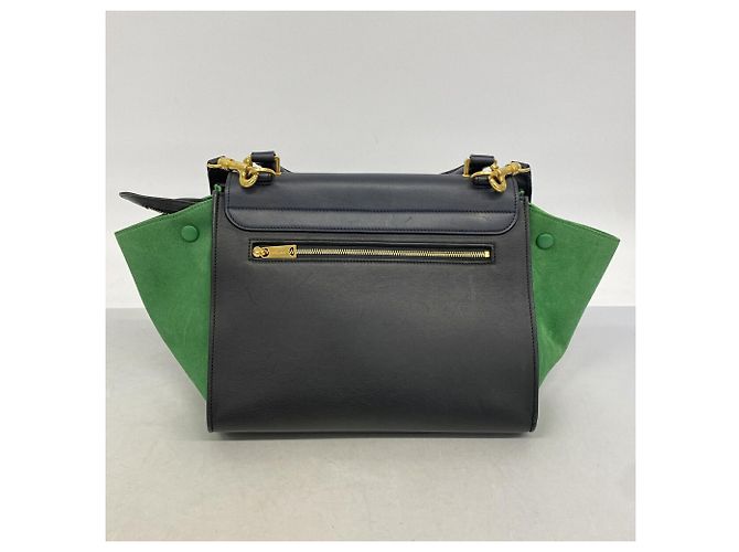 Céline Bolso de mano Celine Trapeze de piel - vista 12