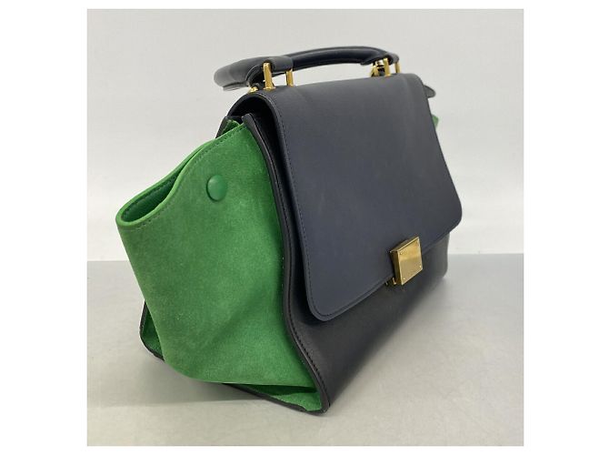 Céline Bolso de mano Celine Trapeze de piel - vista 2