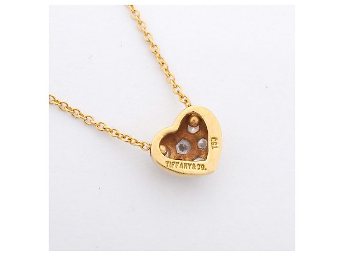 Autre Marque Collar Heart Pave Tiffany & Co. en oro amarillo de 18K - vista 2