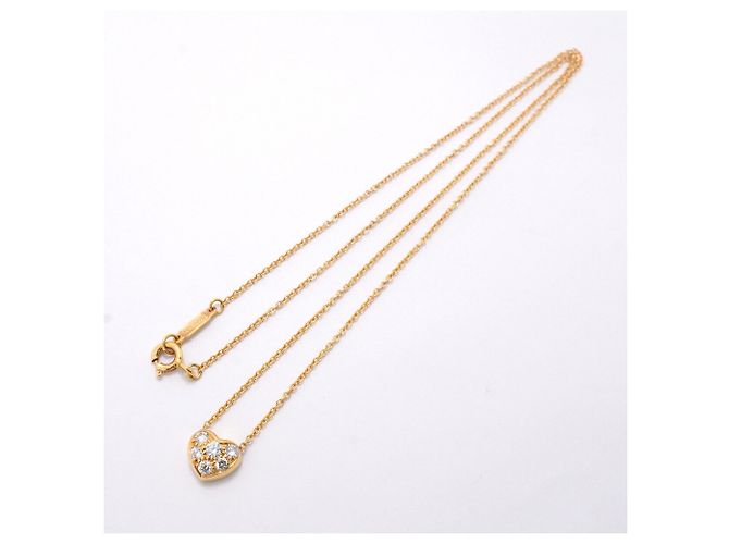 Autre Marque Collar Heart Pave Tiffany & Co. en oro amarillo de 18K - vista 3