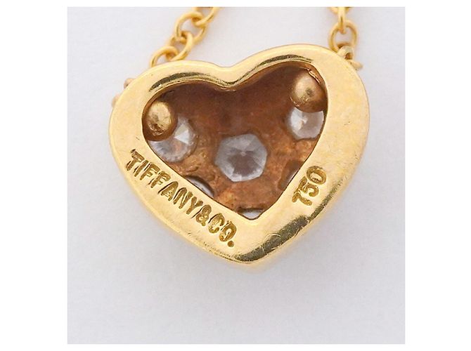 Autre Marque Collar Heart Pave Tiffany & Co. en oro amarillo de 18K - vista 7