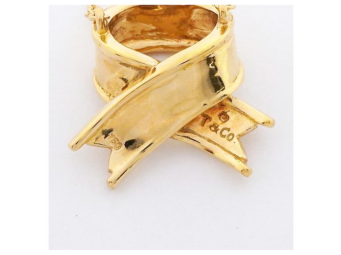 Autre Marque Collana Ribbon di Tiffany & Co. in oro giallo 18K - vista 7