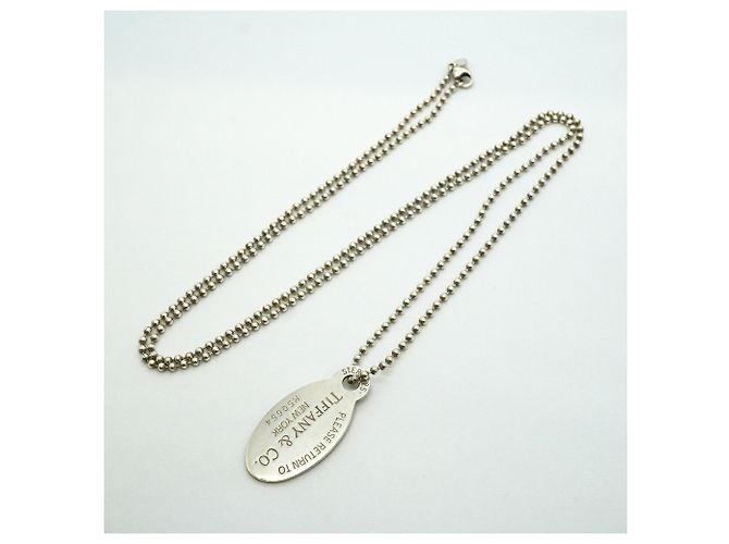 Autre Marque Collana Tiffany & Co. Return to Oval in argento sterling - vista 3