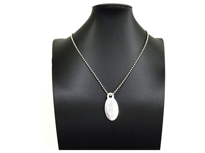 Autre Marque Collana Tiffany & Co. Return to Oval in argento sterling - vista 6