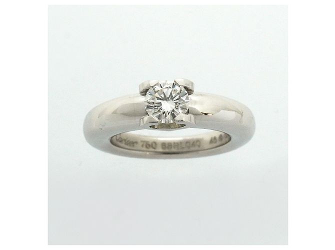 Bague Cartier Solitaire C de - vue 2