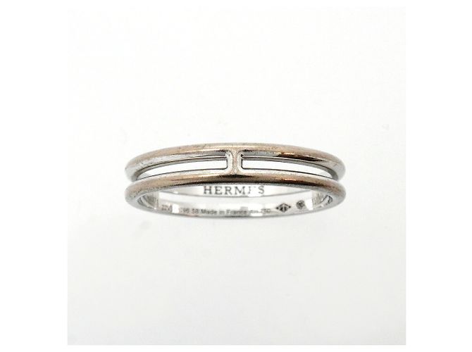 Hermès Hermes Ariane Ringband aus 18K Weißgold - Ansicht 2